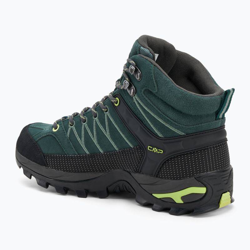 Men's trekking boots CMP Rigel Mid Wp trek green/apple 3