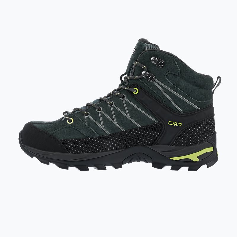 Men's trekking boots CMP Rigel Mid Wp trek green/apple 10
