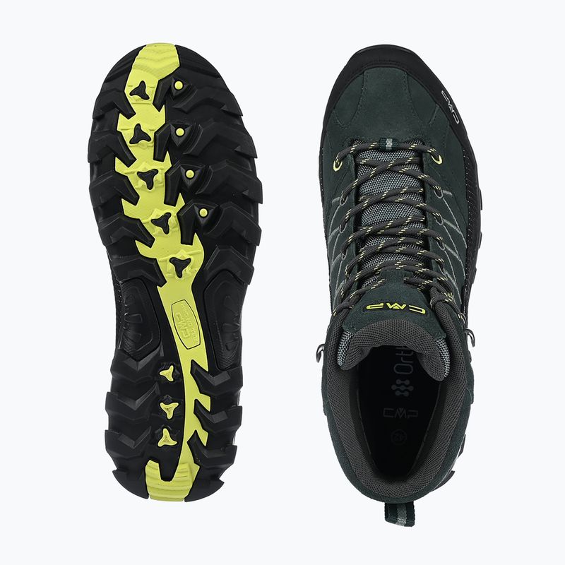 Men's trekking boots CMP Rigel Mid Wp trek green/apple 12