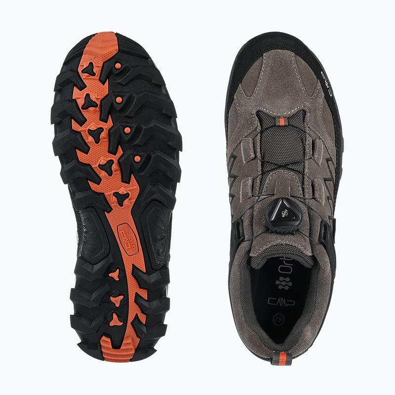 Men's trekking boots CMP Rigel Low Fitgo Wp fango/ruggine 12