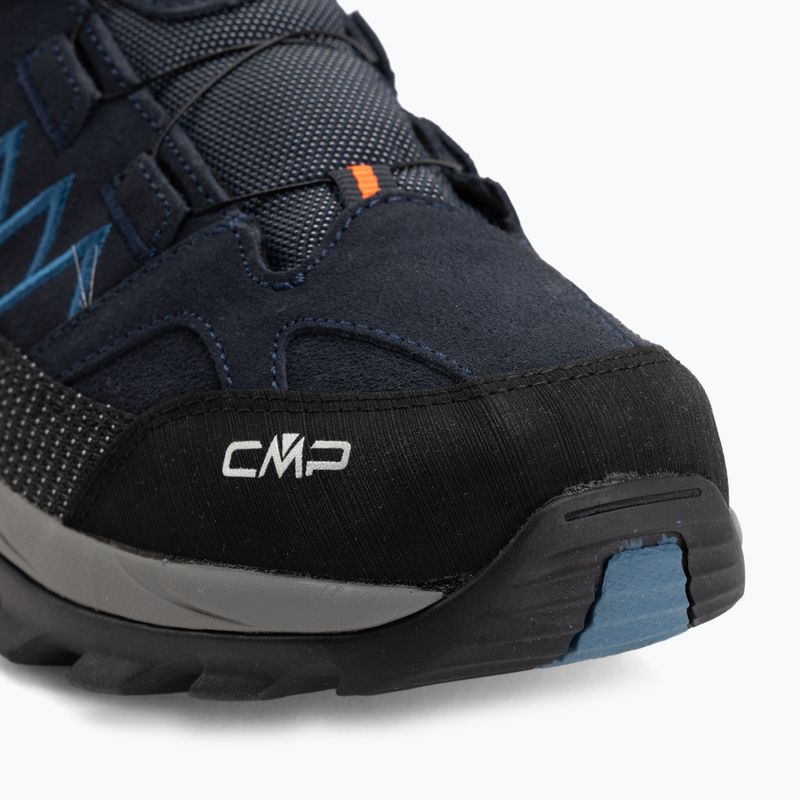 Men's trekking boots CMP Rigel Low Fitgo Wp b.blue/flash orange 7