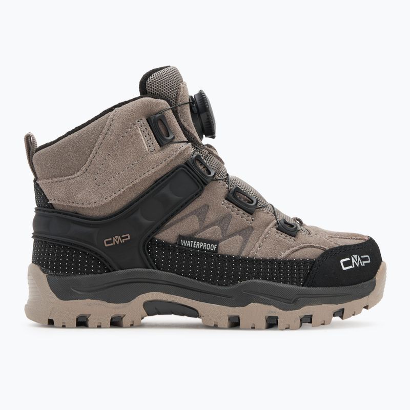 Children's trekking boots CMP Kiruna Mid Fitgo Fleece Wp deserto/sabbia 2