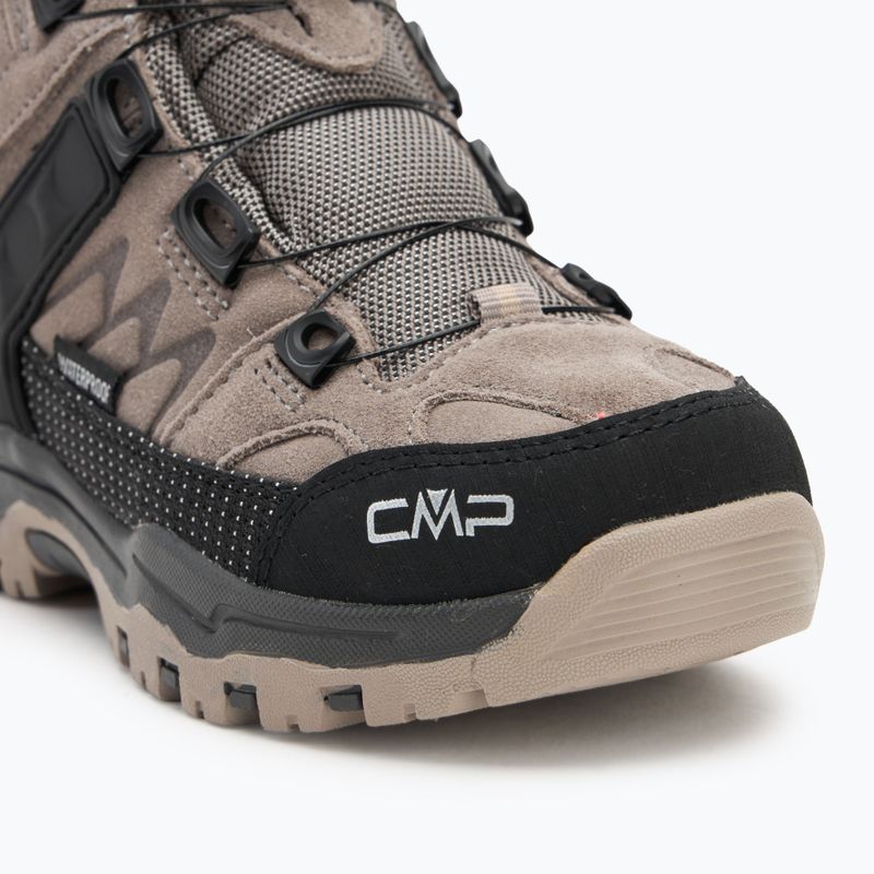 Children's trekking boots CMP Kiruna Mid Fitgo Fleece Wp deserto/sabbia 7