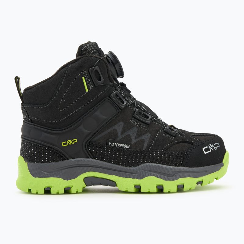 Children's trekking boots CMP Kiruna Mid Fitgo Fleece Wp piombo/acido 2