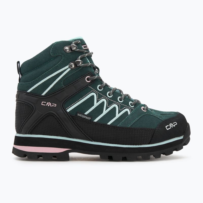 Women's trekking boots CMP Moon Mid WP trek/green/pink 2