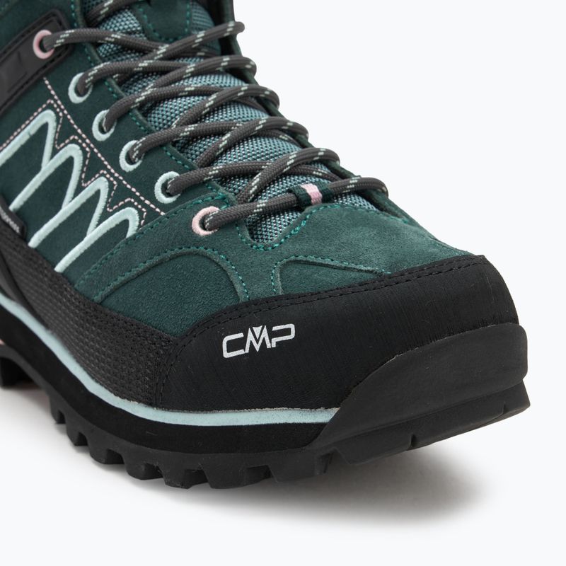 Women's trekking boots CMP Moon Mid WP trek/green/pink 7
