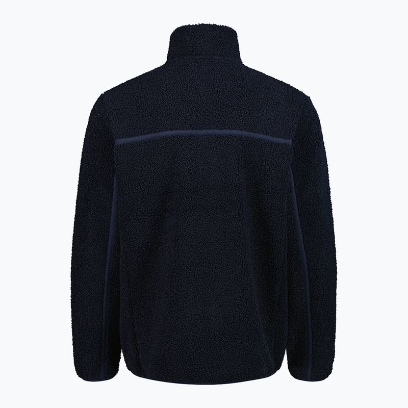 Men's jacket CMP 35P3877 Teddy Highloft black/blue 2