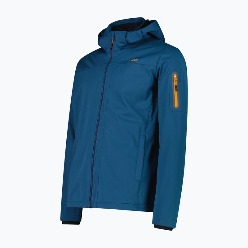 Men's softshell jacket CMP 39A5027 Zip Hood petroleum 3