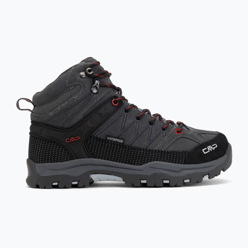 Junior's trekking boots CMP Rigel Mid Wp grey/ferrari 2