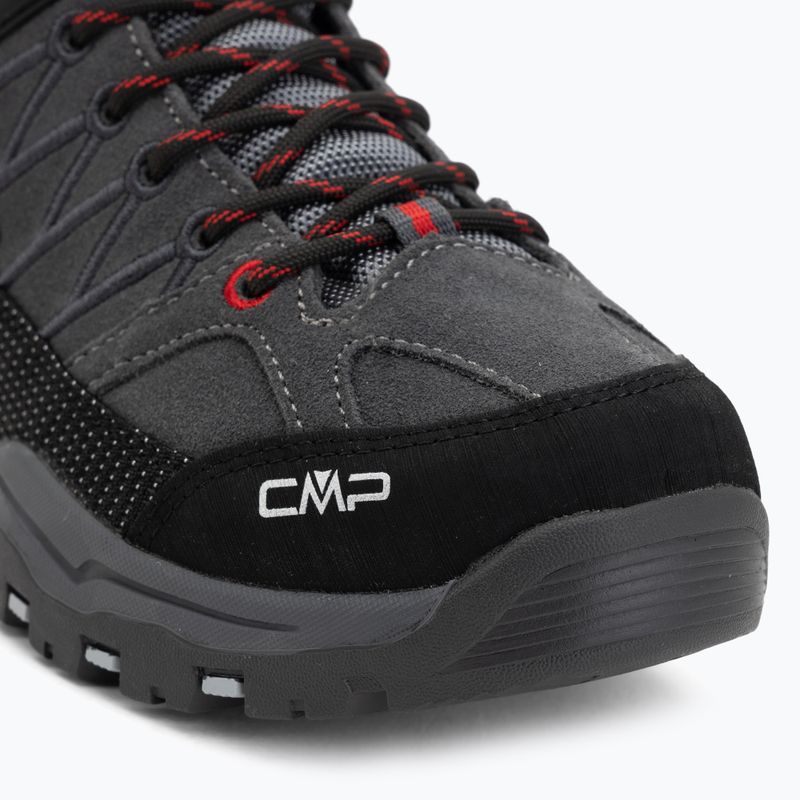 Junior's trekking boots CMP Rigel Mid Wp grey/ferrari 7