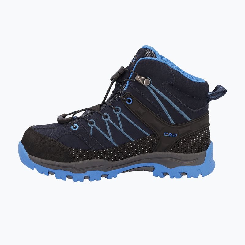 Junior's trekking boots CMP Rigel Mid Wp b.blue/bluestone/royal blue 10