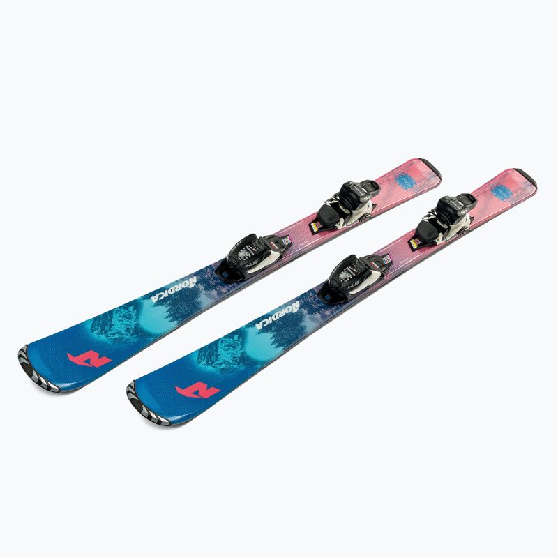 Children's downhill skis Nordica TEAM J + J4.5 FDT blue 0A0342MF001 4