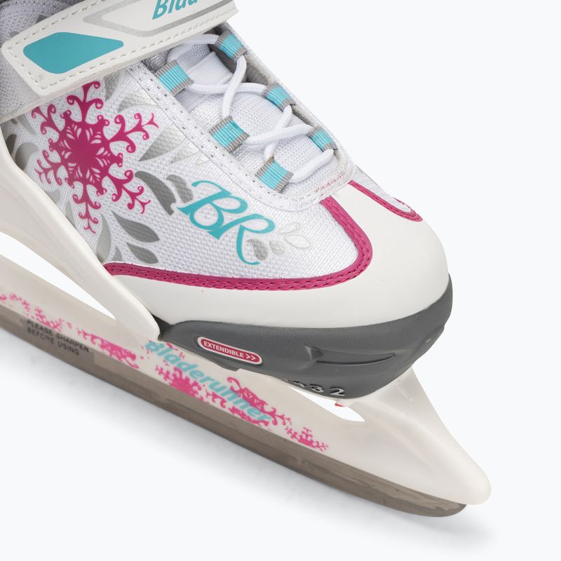 Children's skates Bladerunner Micro Ice G white/red 5