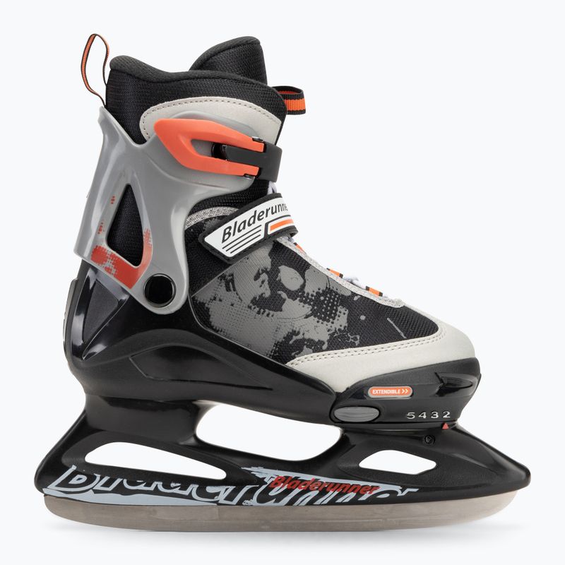 Children's skates Bladerunner Micro Ice black/red 2