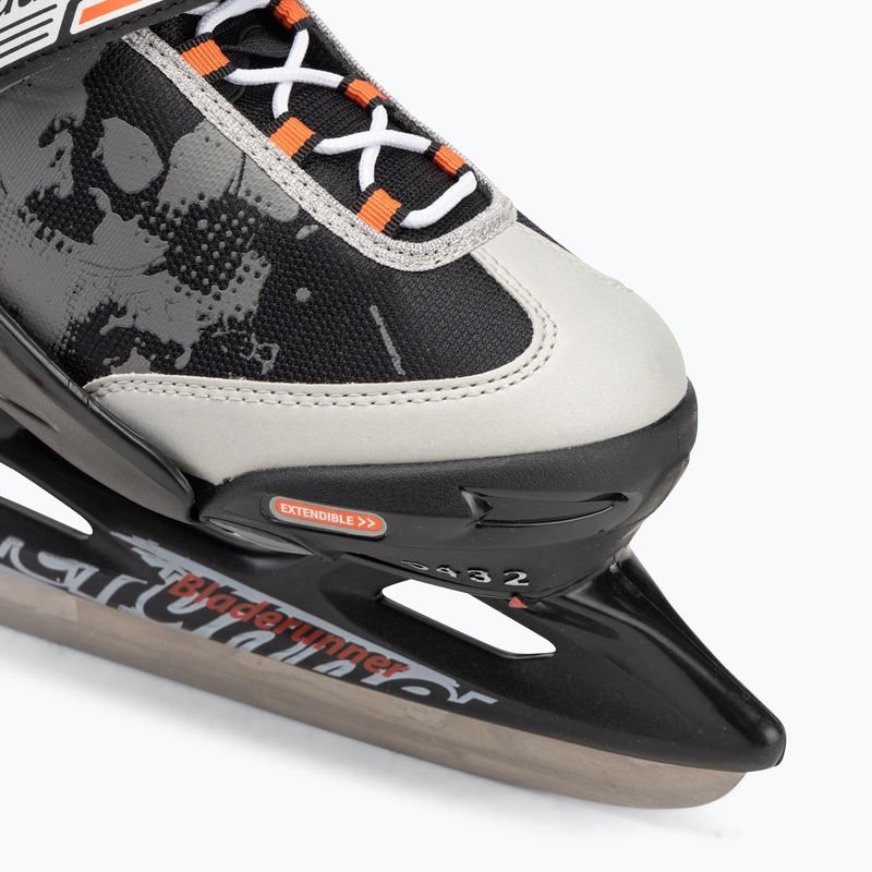 Children's skates Bladerunner Micro Ice black/red 5