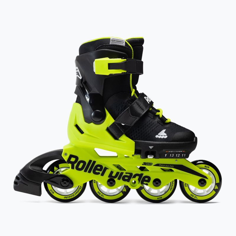 Rollerblade Microblade children's roller skates black and yellow 7101700215 2