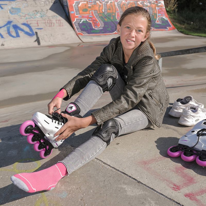 Rollerblade Apex G children's roller skates white 07102700 T1C 18