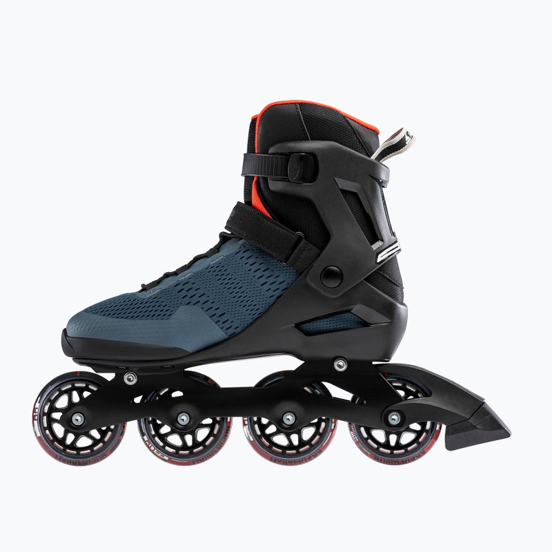 Men's inline skates Rollerblade Sirio 80 orion blue/spicy orange 3
