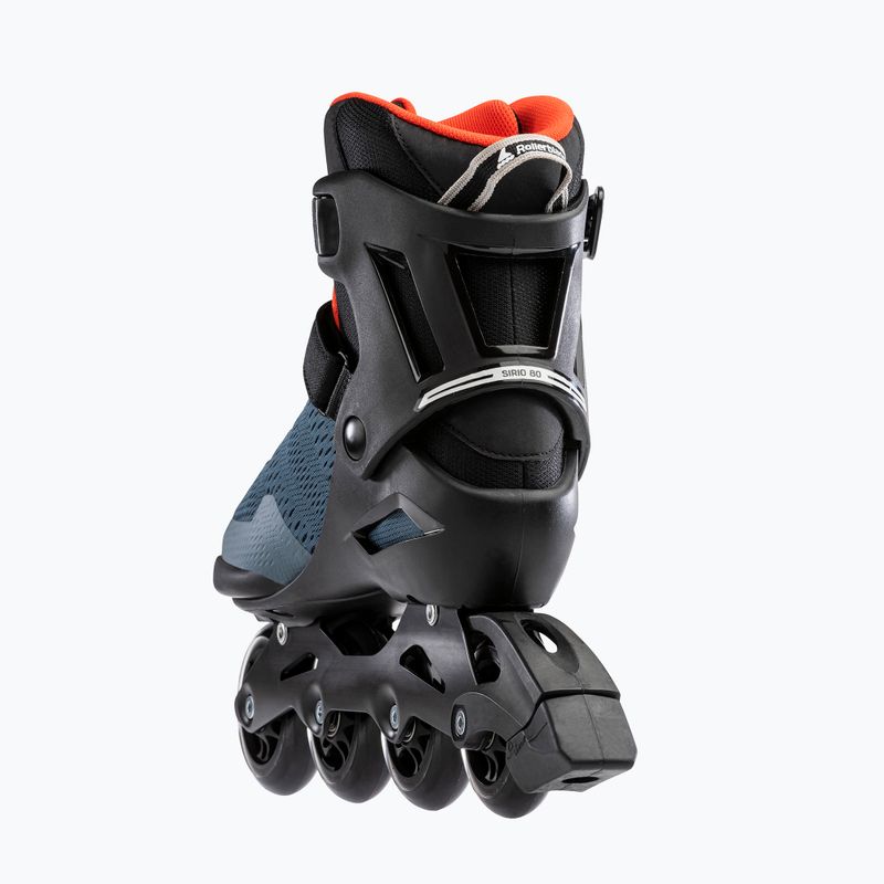Men's inline skates Rollerblade Sirio 80 orion blue/spicy orange 5