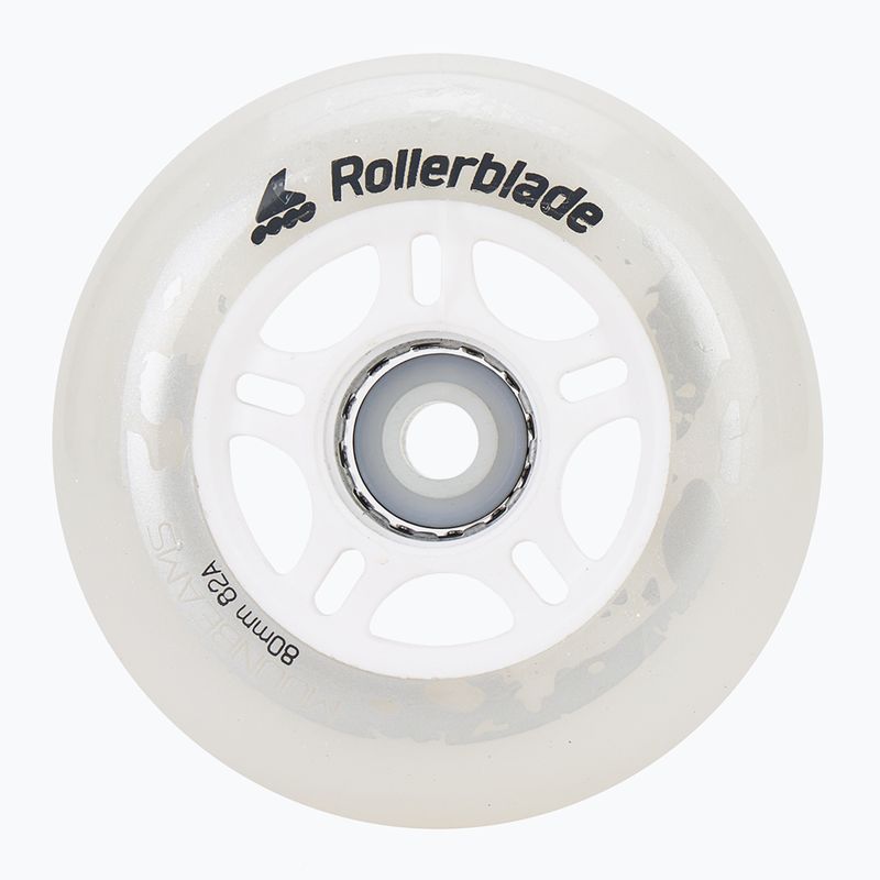 Rollerblade Moonbeams Led Wheels 80mm/82A 4 pcs white 06120000 101 2