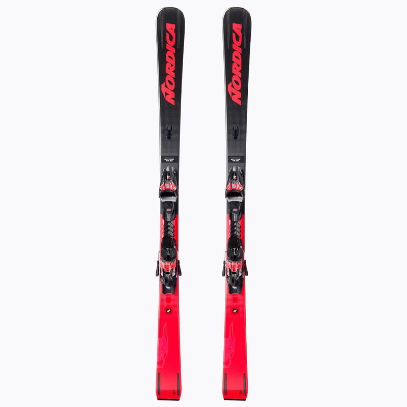 Nordica DOBERMANN SPITFIRE 80 RB + XCELL 12 FDT downhill skis black/red 0A1236LB 001