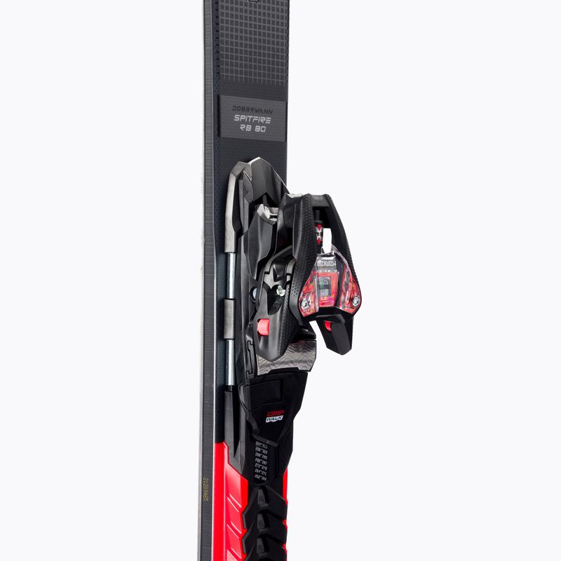 Nordica DOBERMANN SPITFIRE 80 RB + XCELL 12 FDT downhill skis black/red 0A1236LB 001 6