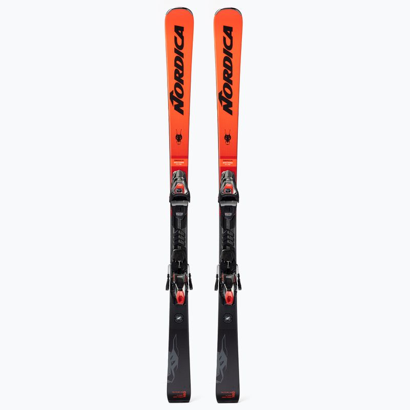 Nordica DOBERMANN SPITFIRE 70 TI + TPX12 FDT downhill skis red/black 0A1244NA001