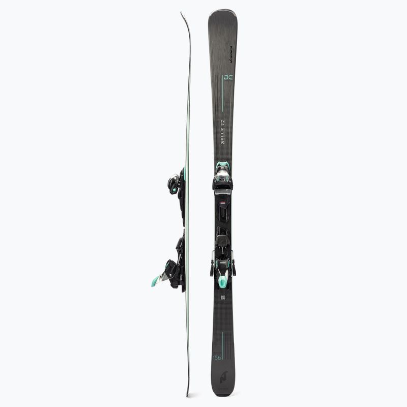 Women's Downhill Ski Nordica BELLE DC 72 + TP2LT11 FDT black 0A1268OC 001 2