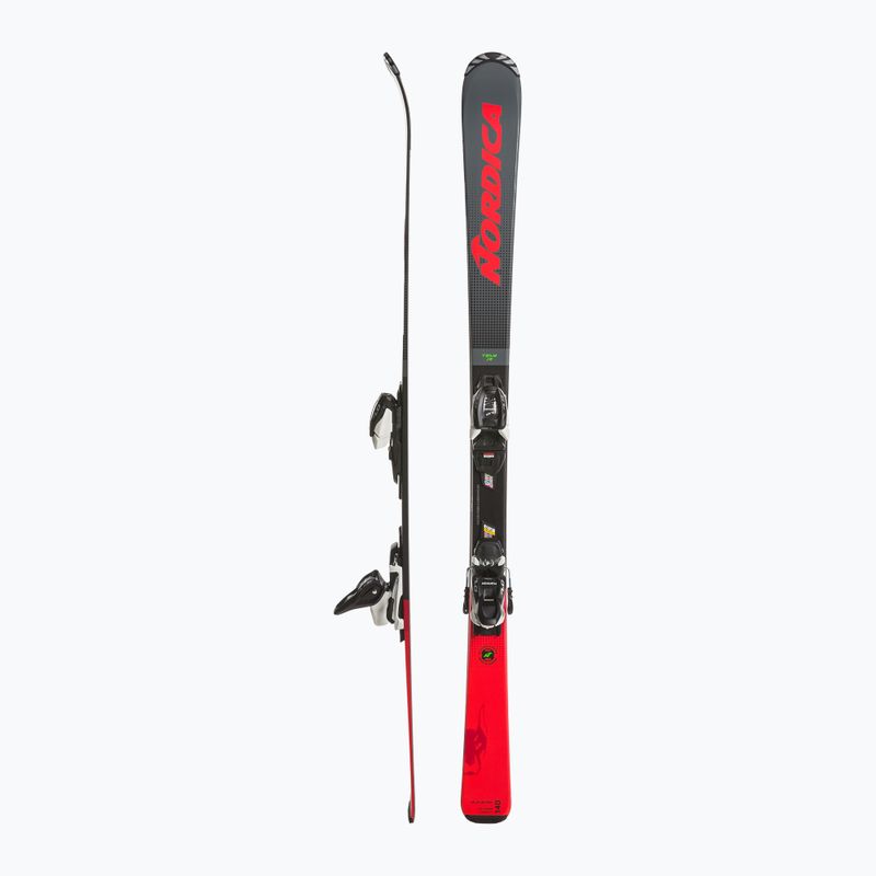 Children's downhill skis Nordica Team J R + J7.0 FDT grey/red 2