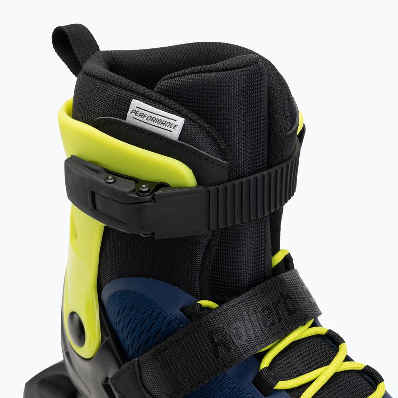 Children's roller skates Rollerblade Microblade 3WD Jr blue royal/lime 8