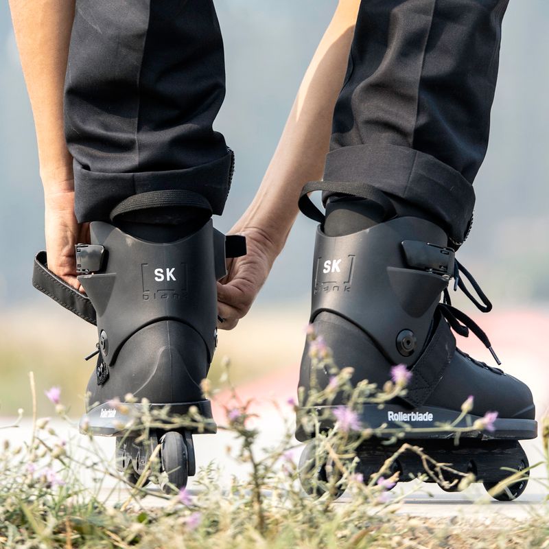 Rollerblade Blank SK men's roller skates black 07222600100 16