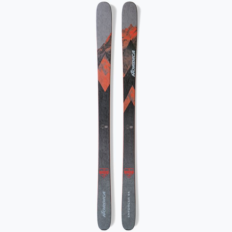 Nordica ENFORCER 94 Flat grey-red downhill skis 0A230800001 7