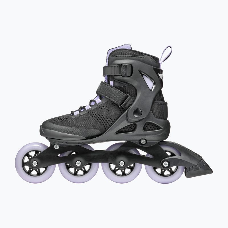 Rollerblade Macroblade 84 women's roller skates black and purple 07370900 10