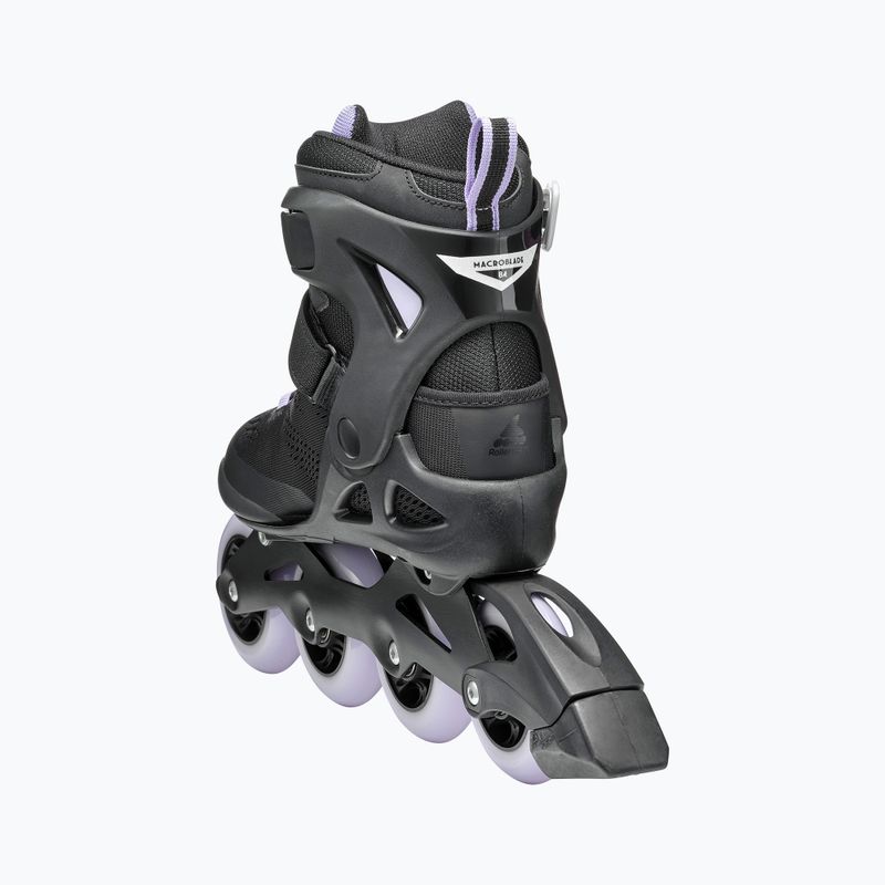 Rollerblade Macroblade 84 women's roller skates black and purple 07370900 11
