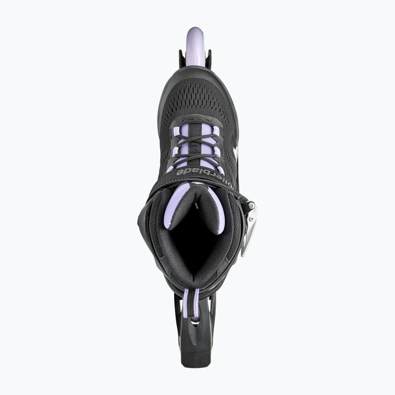 Rollerblade Macroblade 84 women's roller skates black and purple 07370900 12