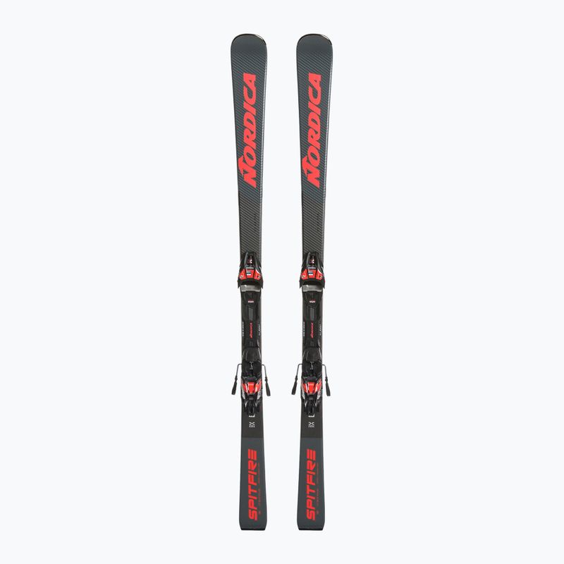 Nordica Spitfire DC 68 Pro FDT + XCELL12 FDT grey/red downhill skis