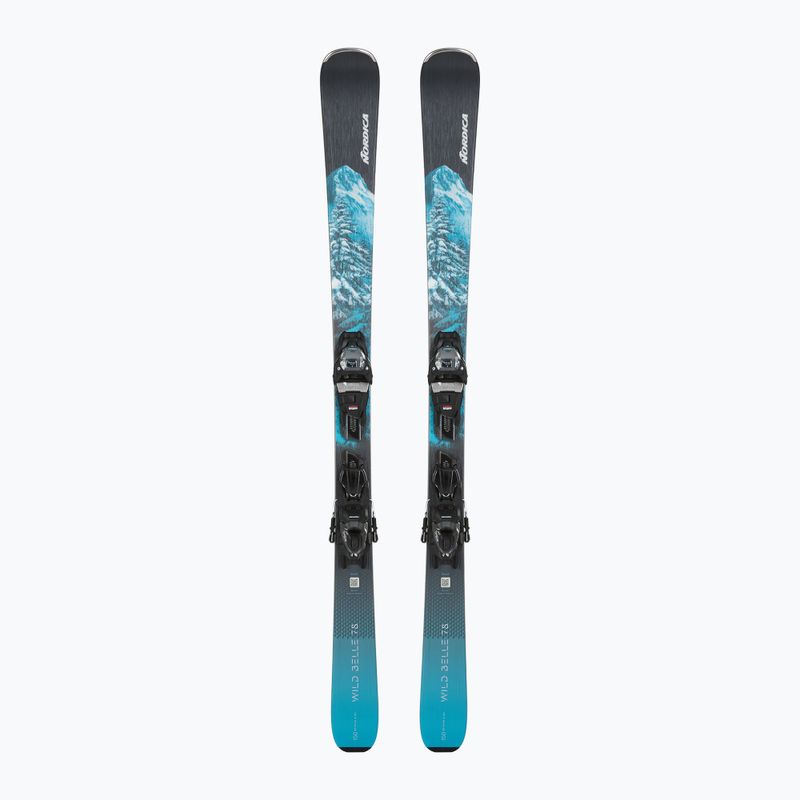 Womenʼs alpine skis Nordica Wild Belle 78 + bindings TP2COMP10 FDT anthracite/aqua