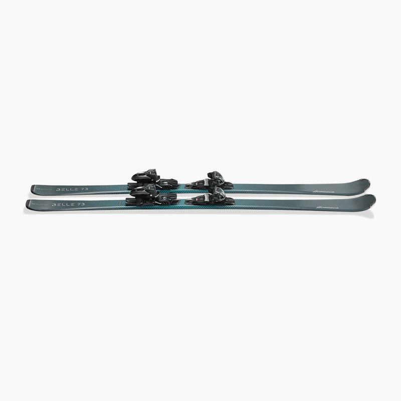 Women's downhill skis Nordica Belle 73 + TP2 COMP10 FDT grey/aqua 4