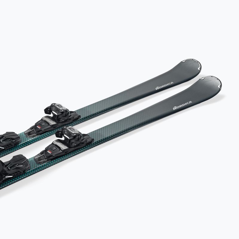 Women's downhill skis Nordica Belle 73 + TP2 COMP10 FDT grey/aqua 5