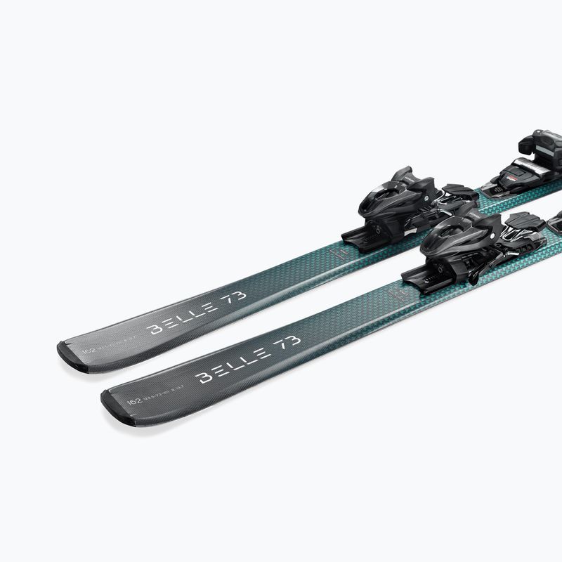 Women's downhill skis Nordica Belle 73 + TP2 COMP10 FDT grey/aqua 6