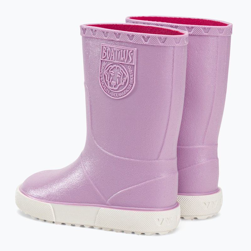 BOATILUS Nautic Kids' Calf Boots in purple BO-NAUTIC-VAR.11-KD 3