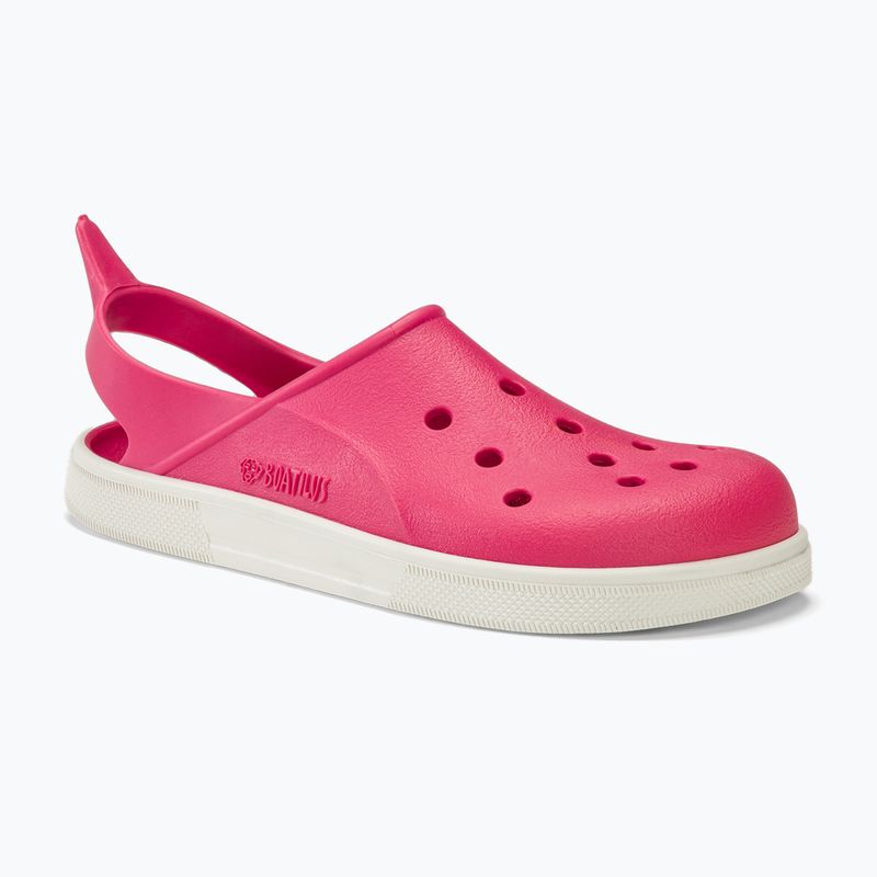 BOATILUS Cloggy fuxia/white junior sandals