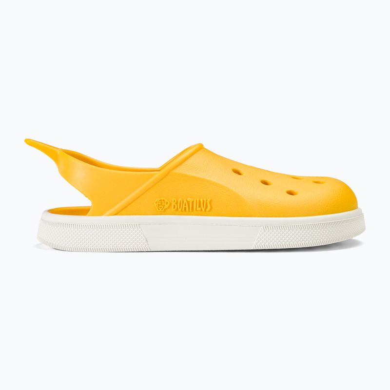 BOATILUS Cloggy yellow/white children's sandals 2