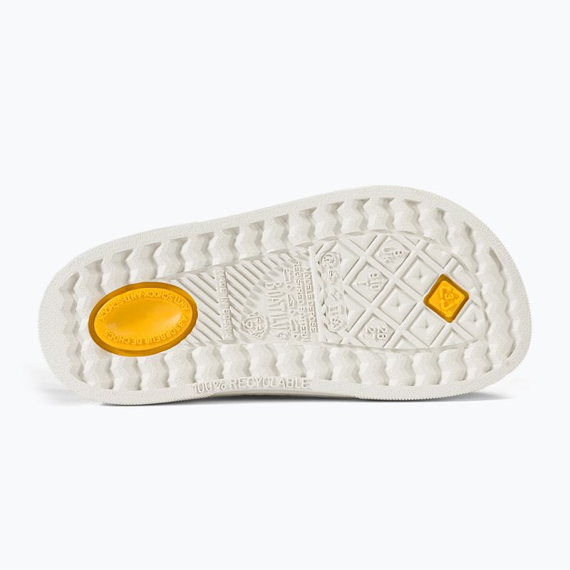 BOATILUS Cloggy yellow/white children's sandals 4