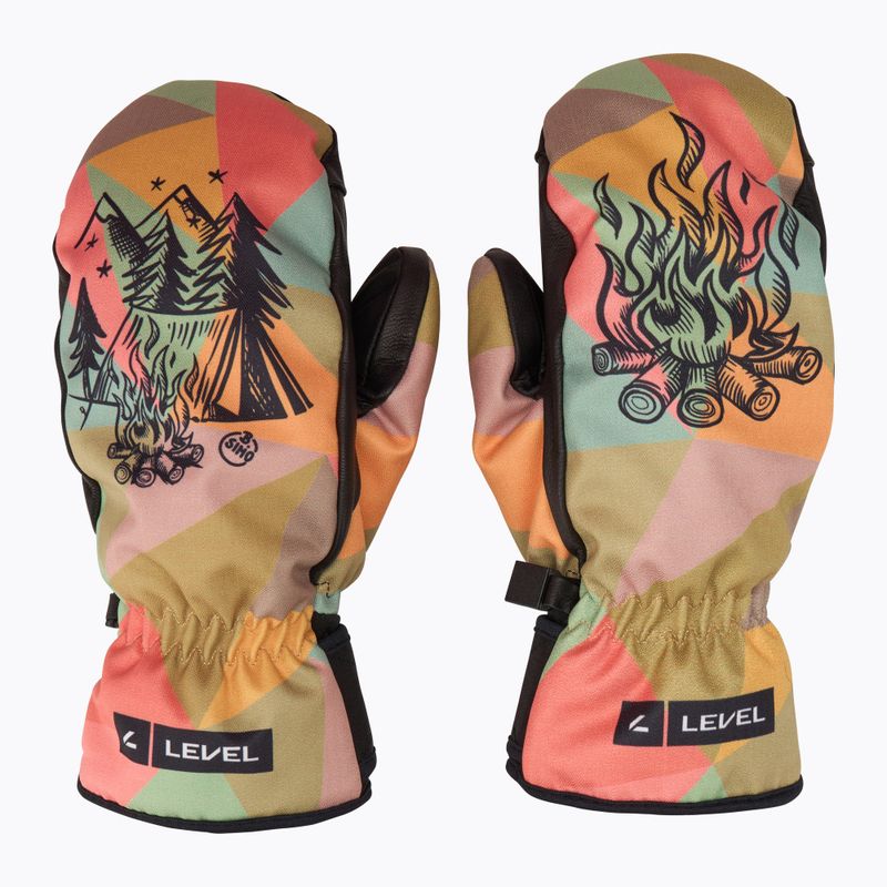 Level Vertigo Pro Mitt black/camo ski glove 2
