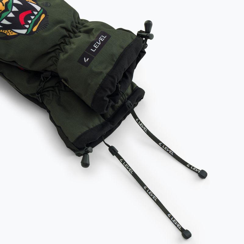 Level Soul Mitt Forest Snowboard Gloves 6