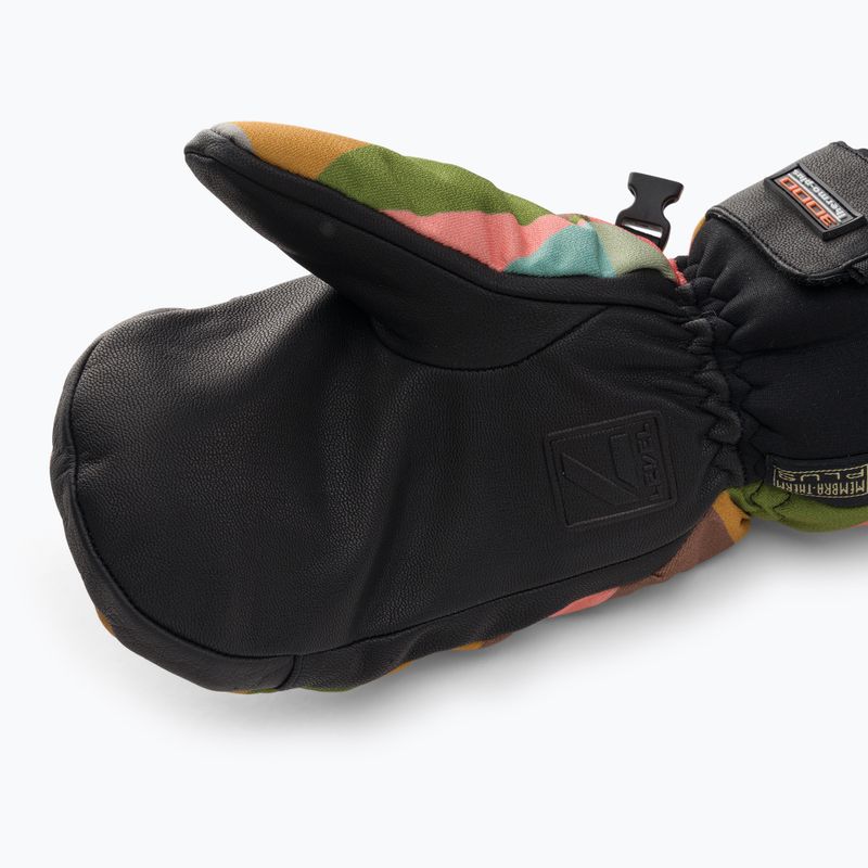 Level Vertigo Mitt Teen wood children's ski gloves 6