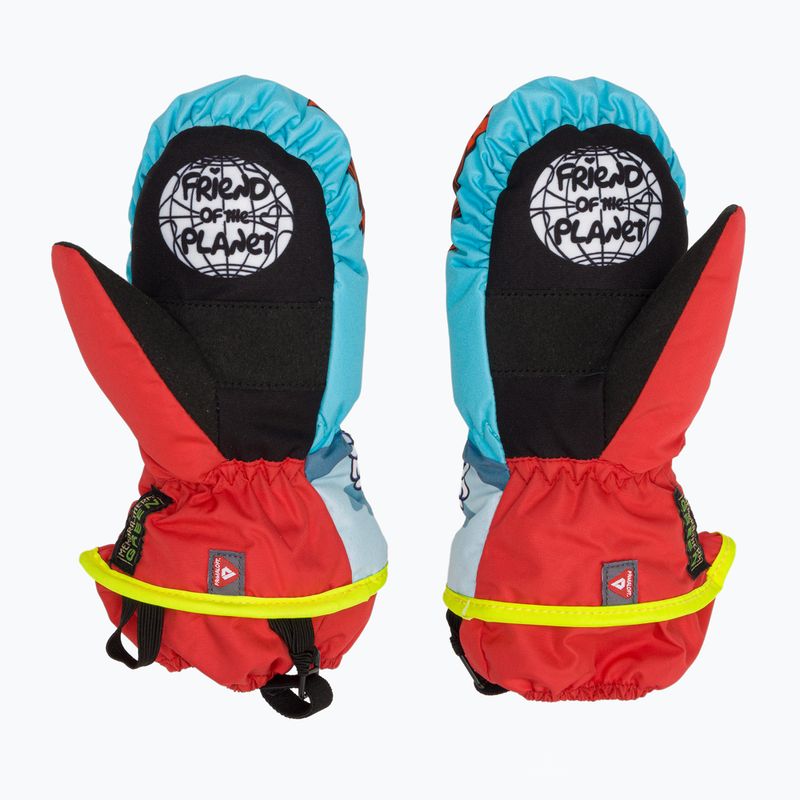 Children's ski gloves Level Animal red 3