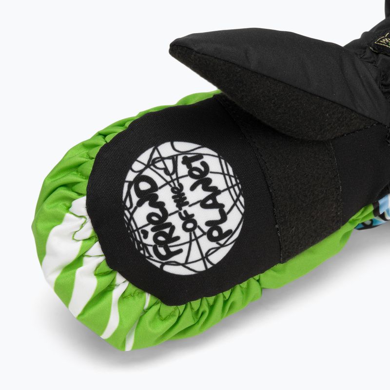 Level Animal children's ski gloves lime 4