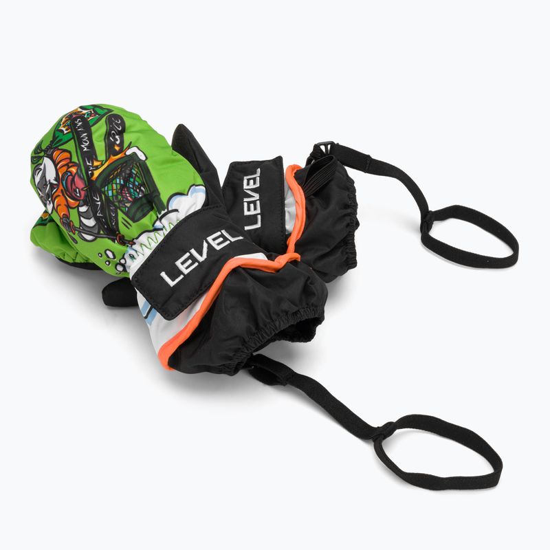 Level Animal children's ski gloves lime 6